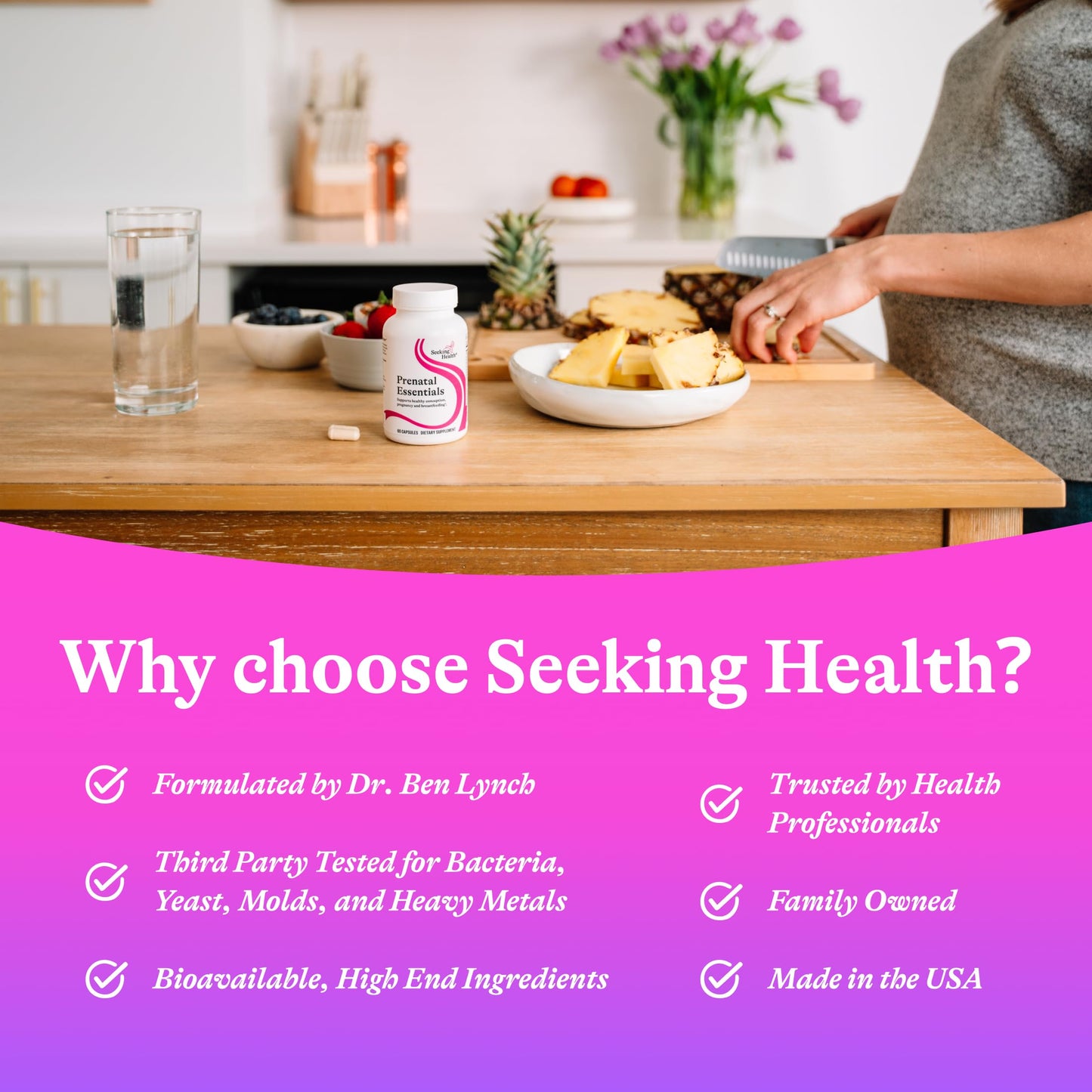 Seeking Health Prenatal Essentials Capsule, 60 Capsules