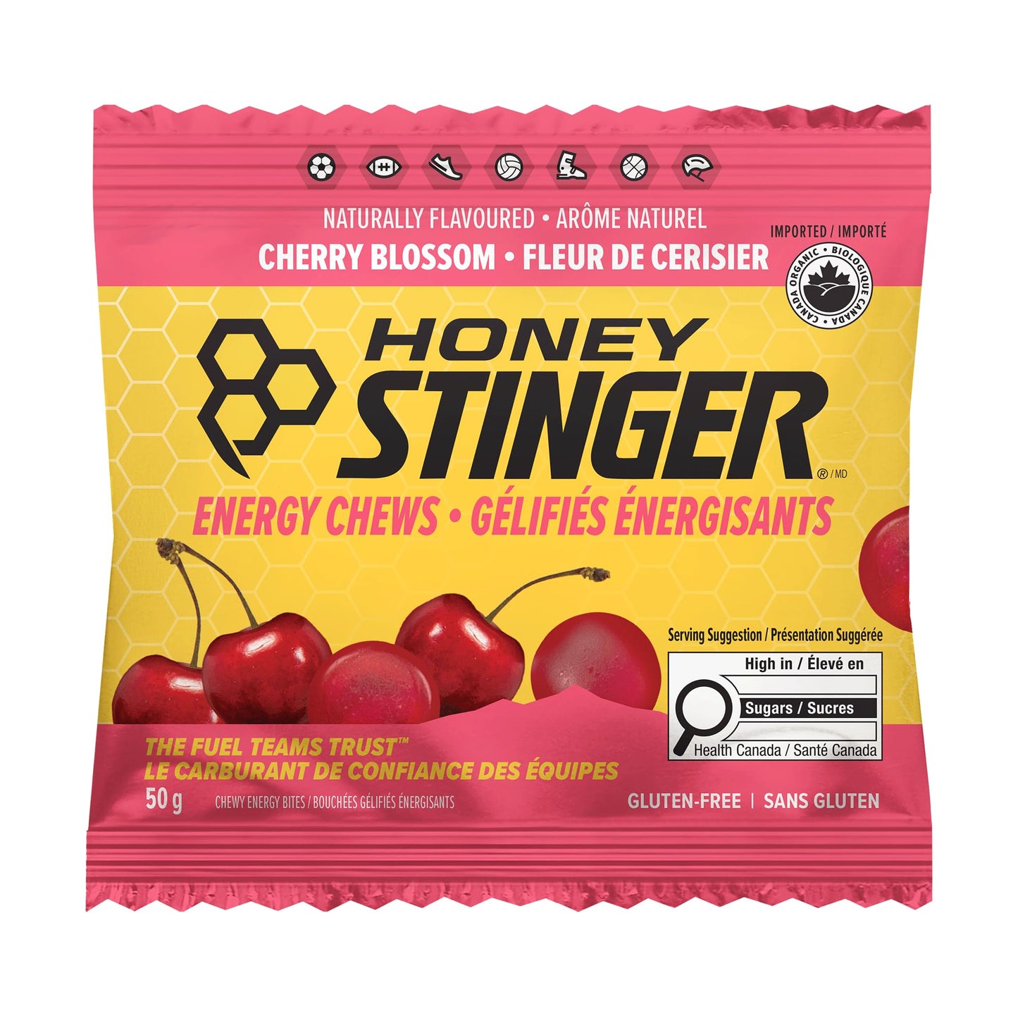 Honey Stinger Organic Energy Chews 21.6 oz
