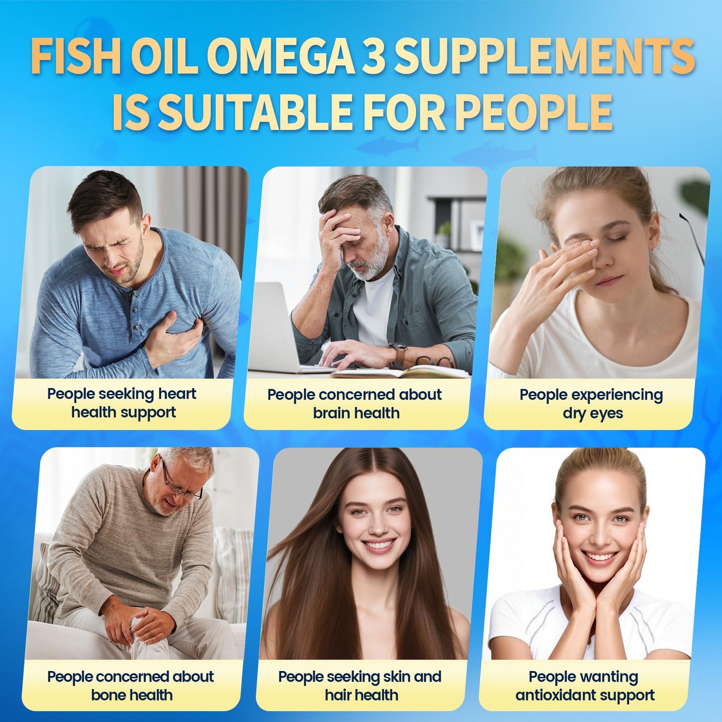 VivoNu Triple Strength Fish Oil Omega-3 Supplements Capsule 300 Count