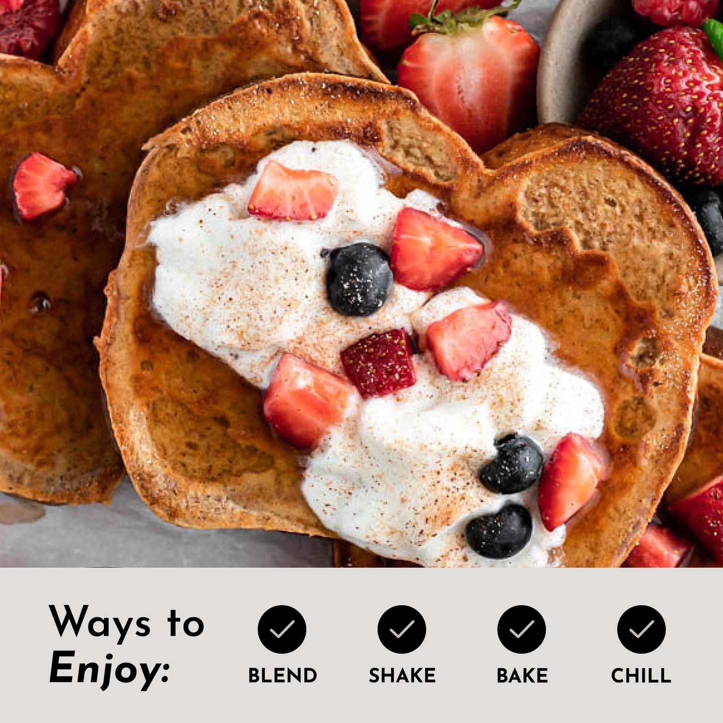 JUST INGREDIENTS Vanilla Bean Protein Powder (20 Servings)
