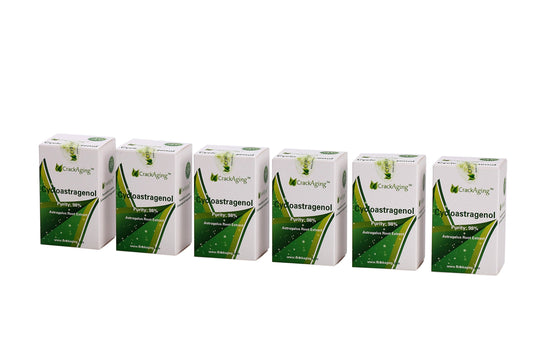Crackaging Cycloastragenol 98% Super-Absorption, 10mg per Capsule, 180 Capsules