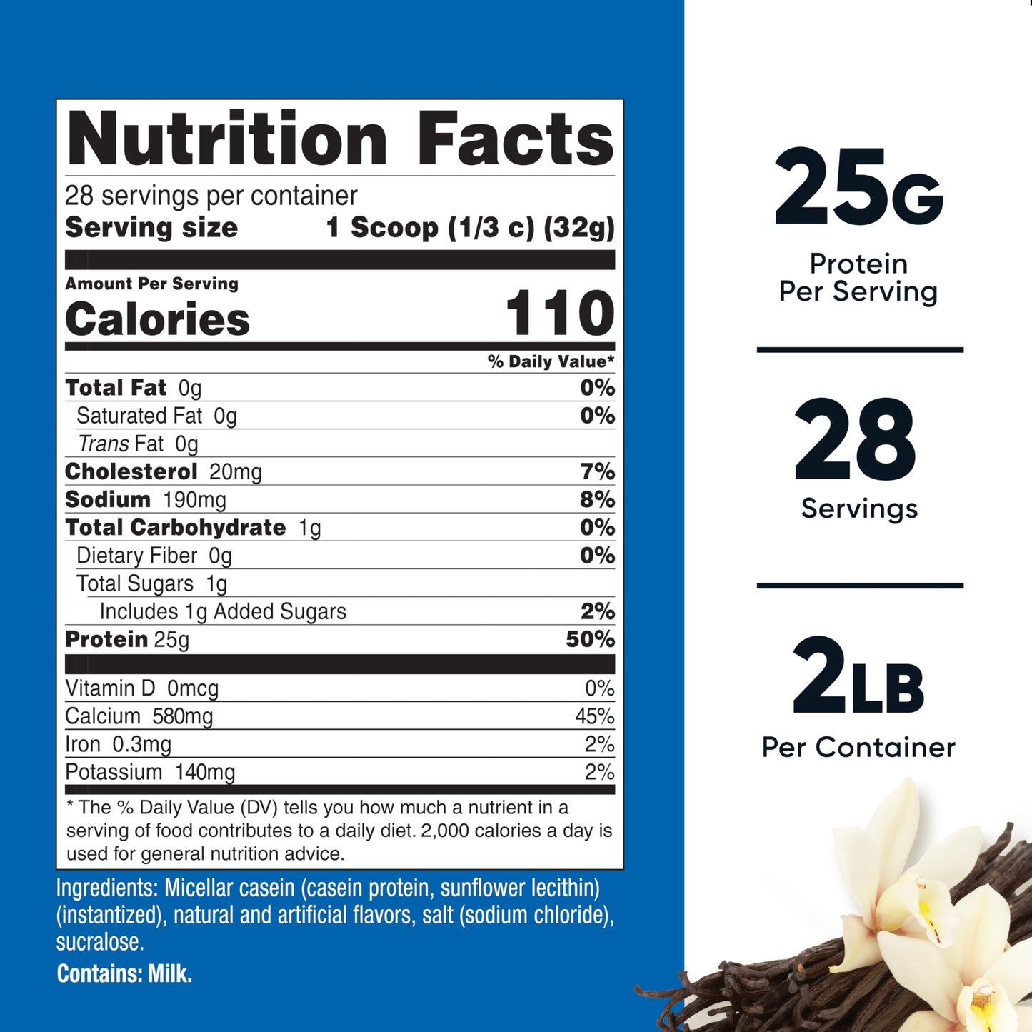 Nutricost Casein Protein Powder Vanilla 32 Servings