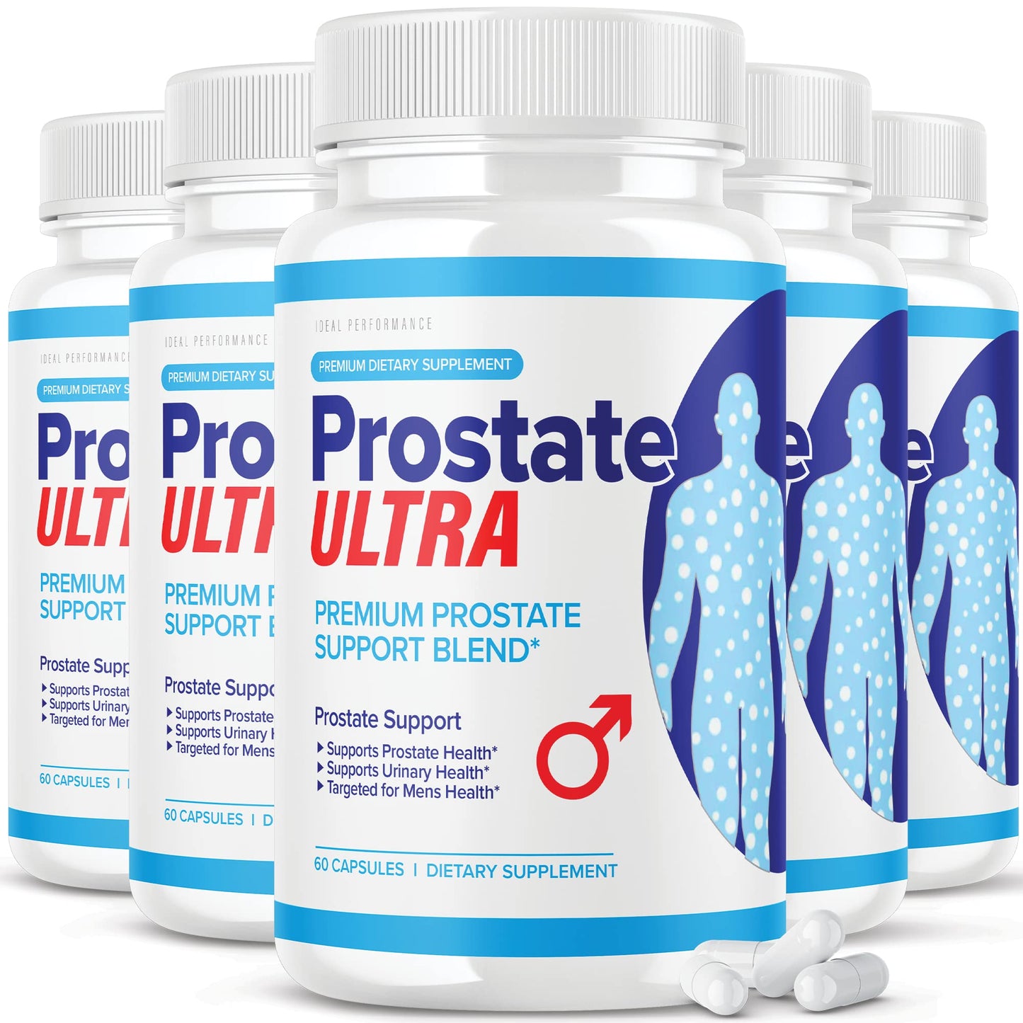 IDEAL PERFORMANCE Prostate Ultra Supplements for Men Prostate Health Formula 300 Capsules