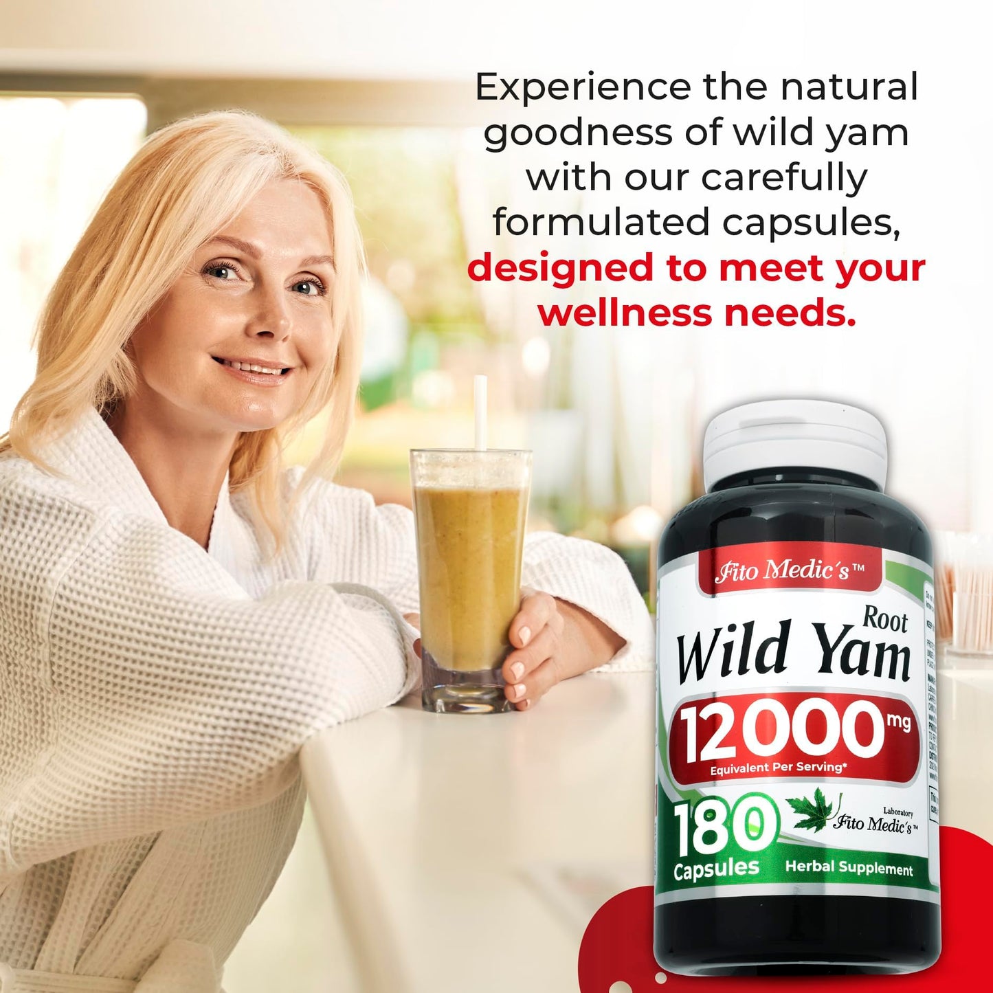 FITO MEDIC'S Wild Yam Root 180 Capsules