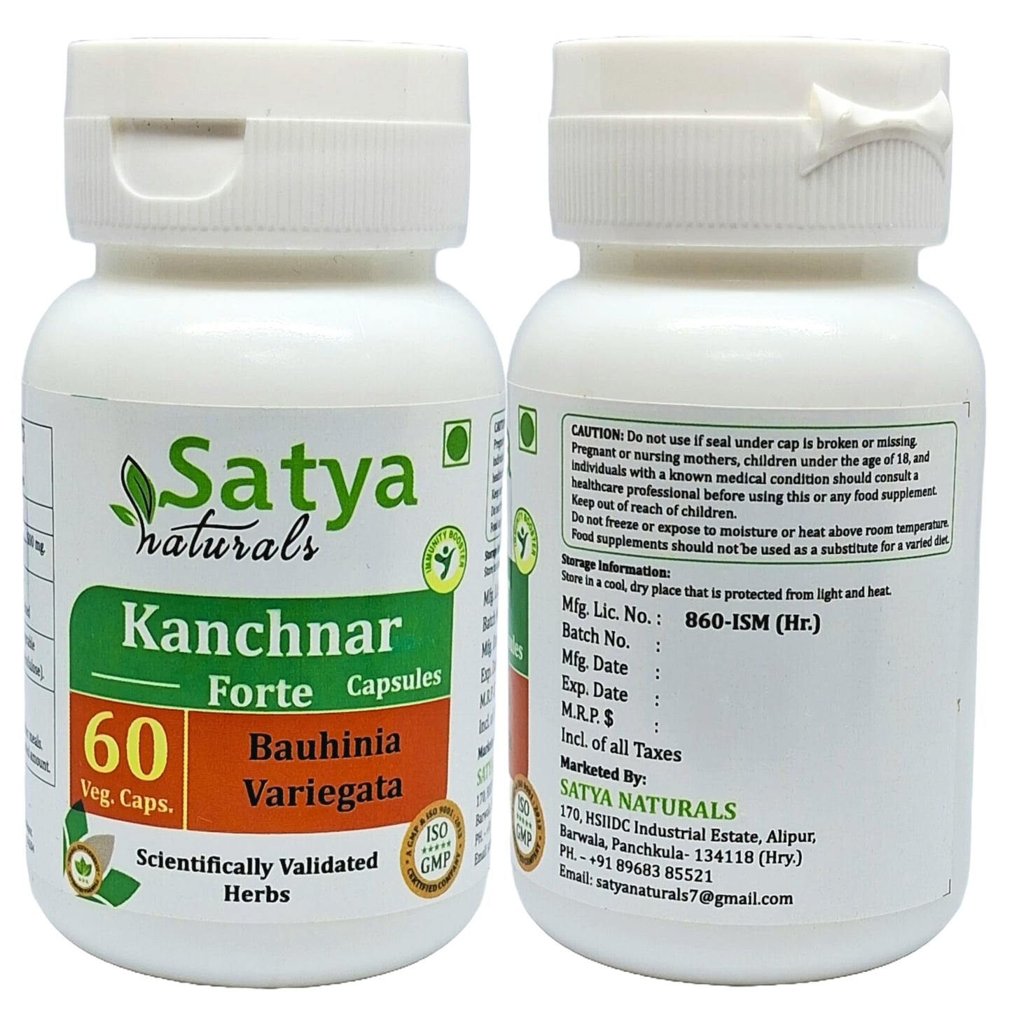 Satya Naturals Kanchnar Forte Capsules 120 Count