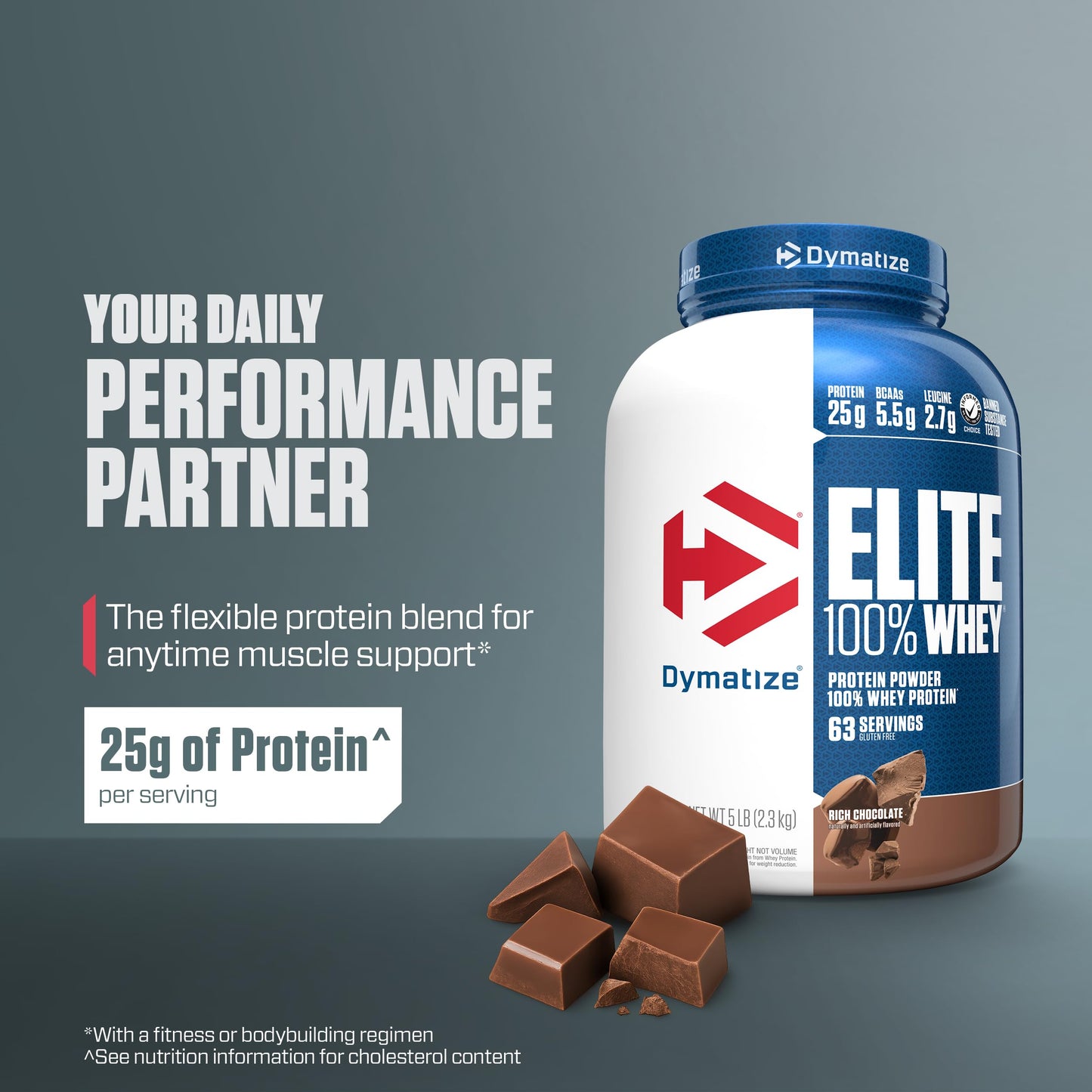 Dymatize Elite 100% Whey Protein Powder 80