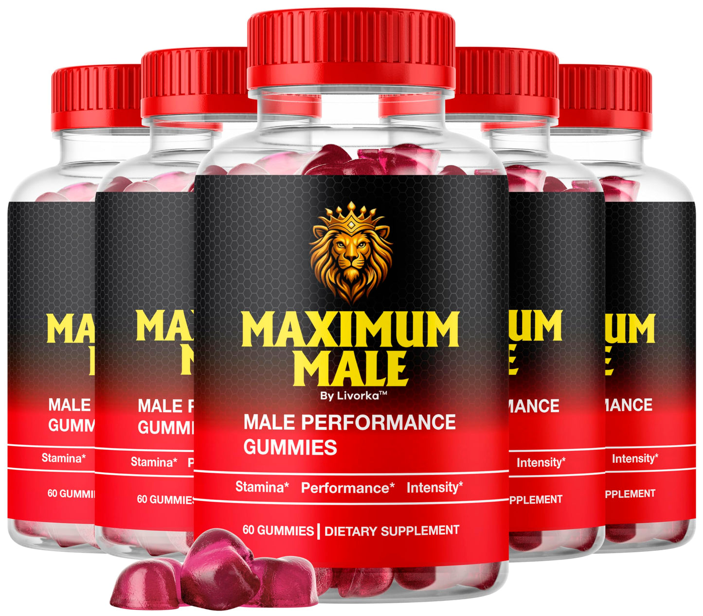 LIVORKA Maximum Male Gummies 300 Gummies