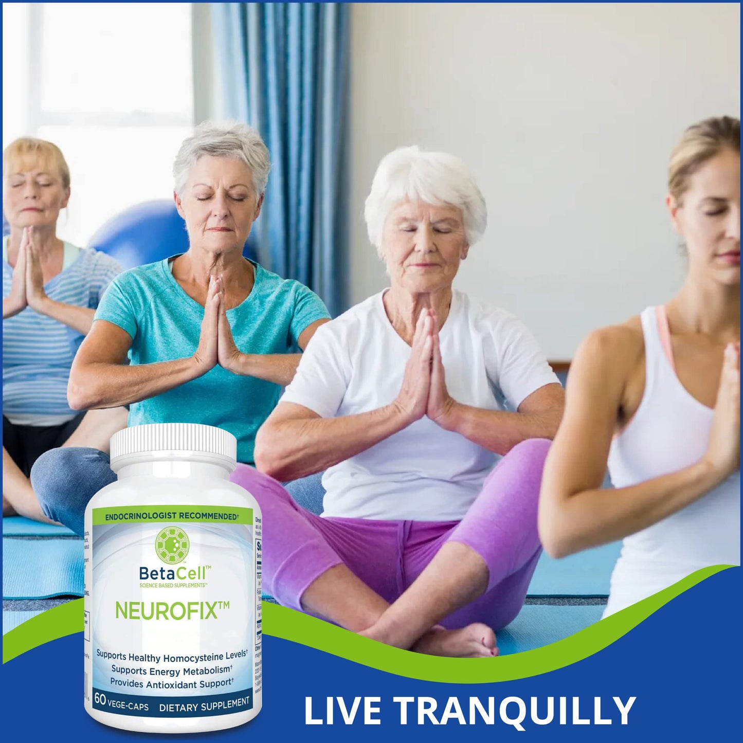 BETACELL Neurofix Nerve Support Formula Capsules, 60 Count