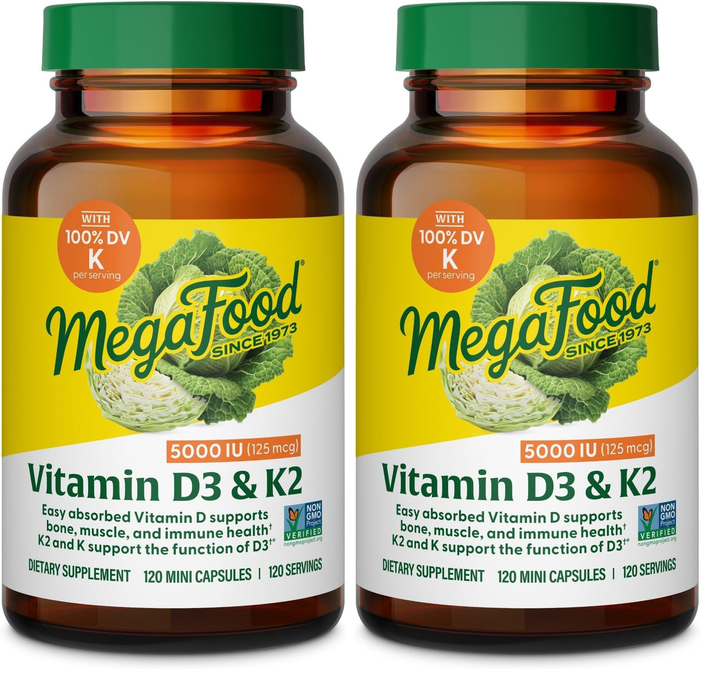 MegaFood Vitamin D3 5000 IU (125 mcg) Capsules 240