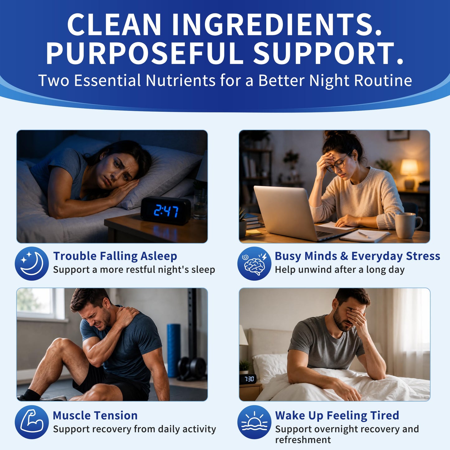 PureBalm Magnesium Glycinate Gummies 500mg with Zinc, 120 Gummies