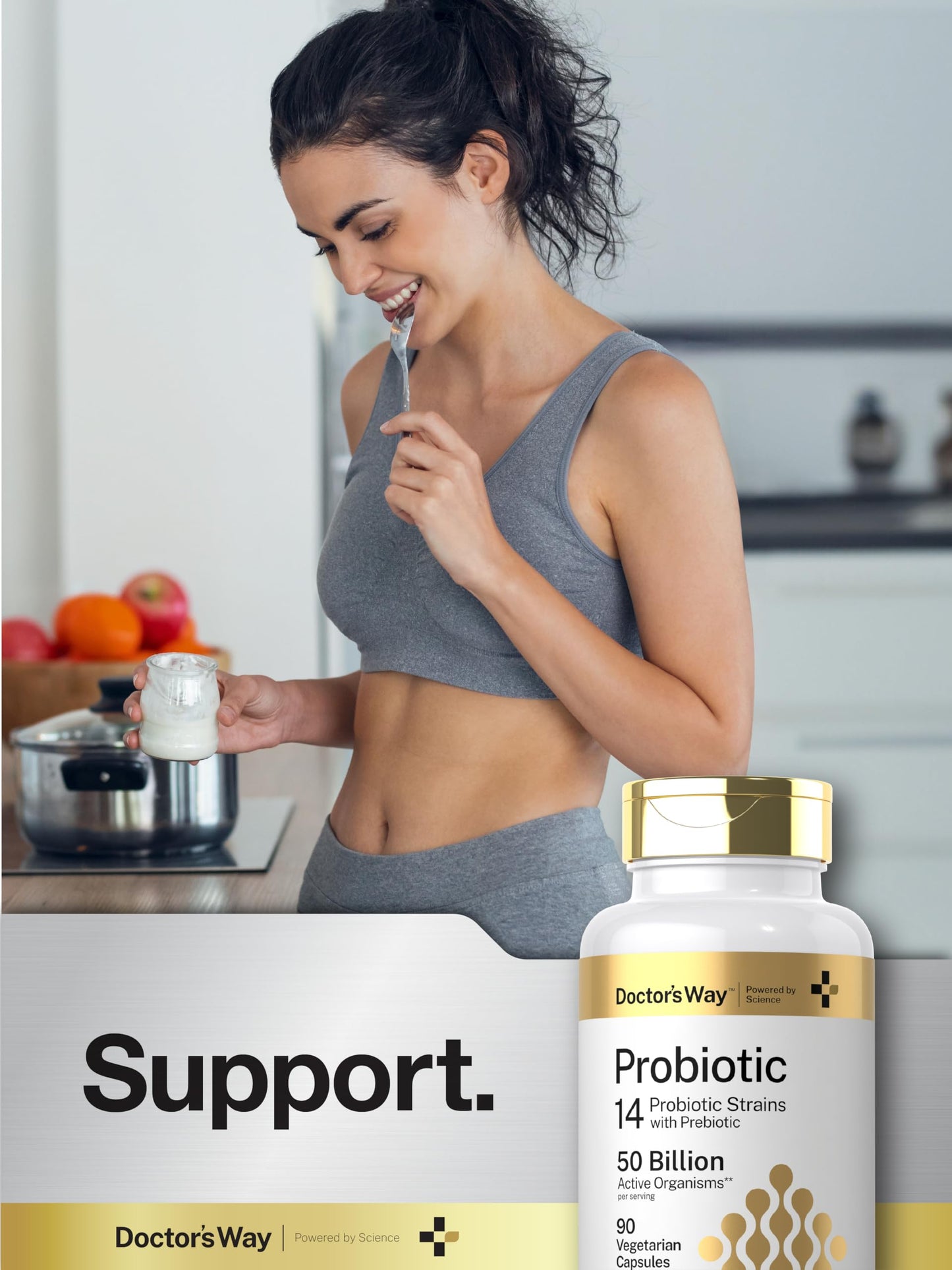 Doctor's Way Probiotic Supplement Capsule 90 Count