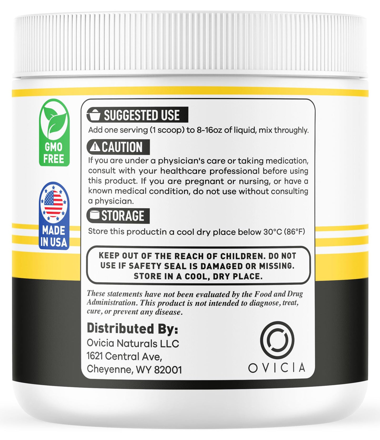 OVICIA Mind Boost Powder 3.7 Ounce
