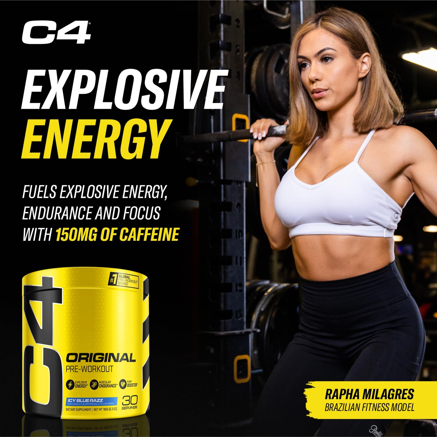 C4 Original Pre Workout Powder 6.87 Ounce