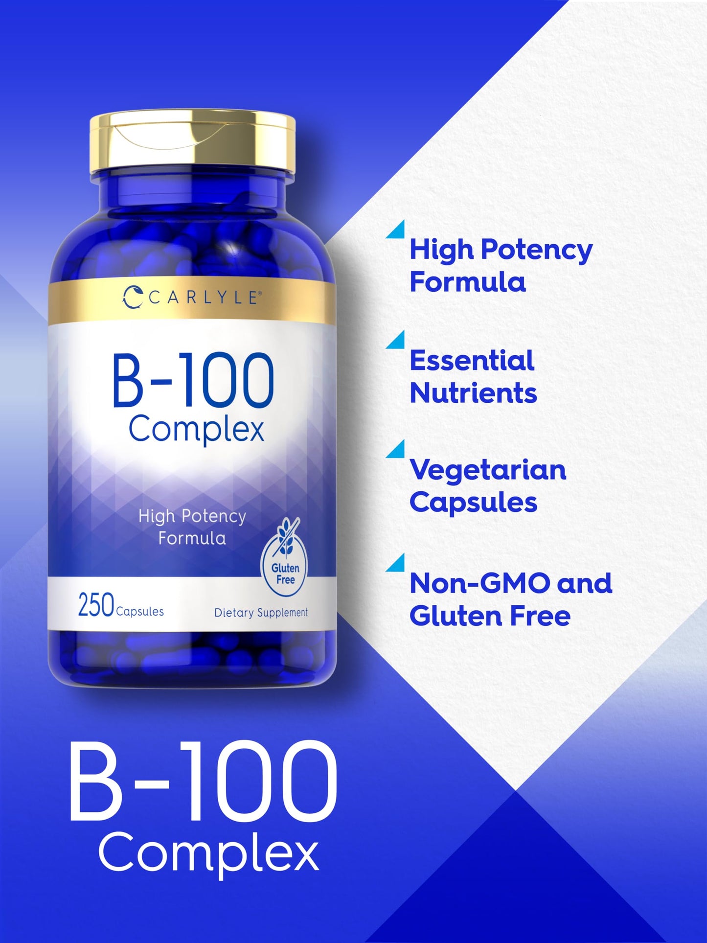 Carlyle B-100 Complex Vitamin Capsule 250
