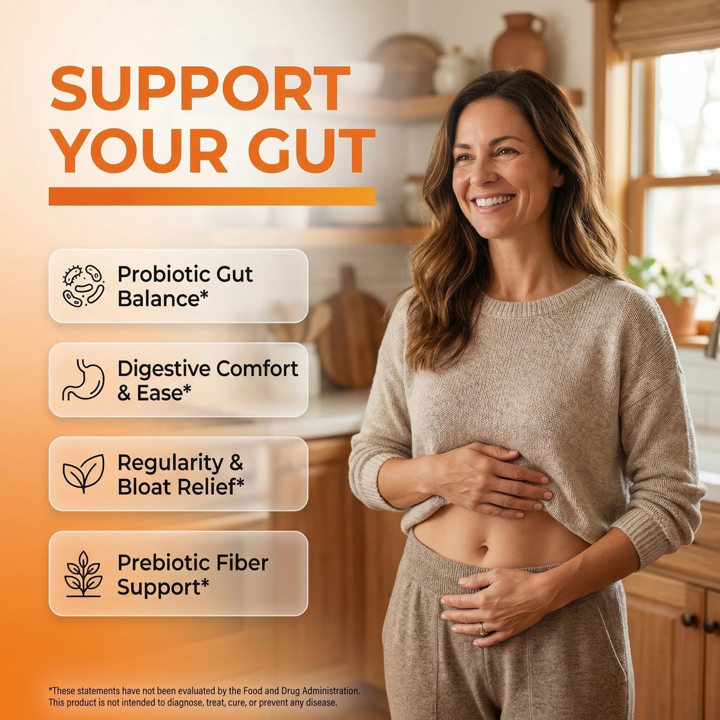 Clean Nutraceuticals Prebiotic Postbiotic Digestive Enzymes Gummy, 60 Count