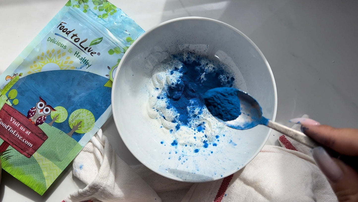 Food to Live Blue Spirulina Powder, 12 Ounces