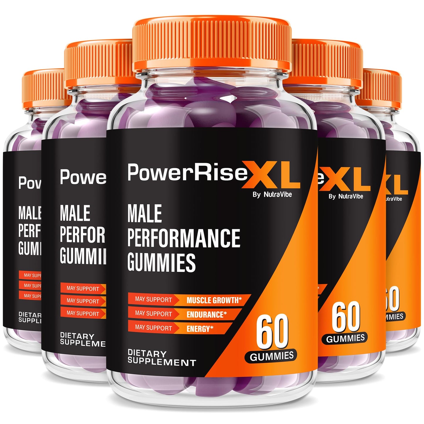 NutraVibe Power Rise XL Gummies, 300 Gummies