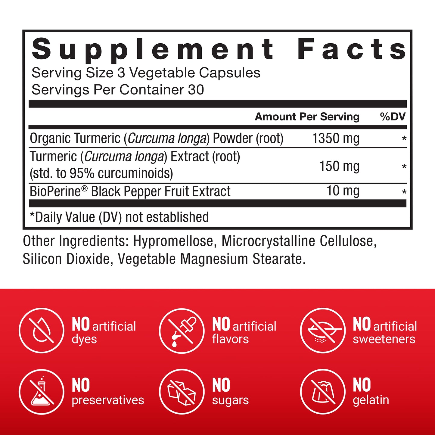 Force Factor Turmeric Curcumin Joint Support Supplement with Black Pepper, BioPerine for Enhanced Absorption, No Gelatin, Non-GMO, 90 Capsules