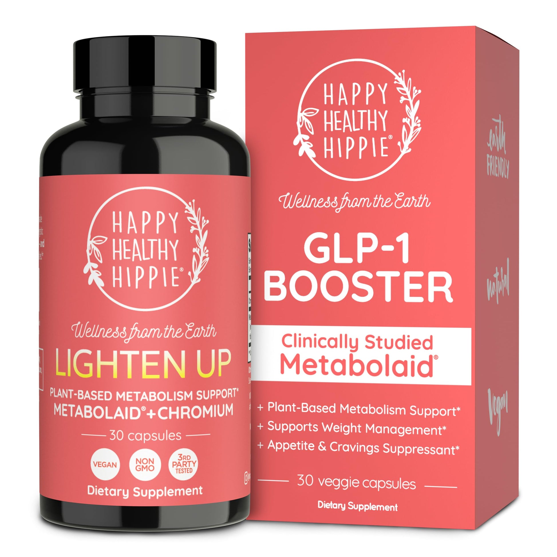 Happy Healthy Hippie Metabolaid + Chromium Metabolism Support 30 Capsules