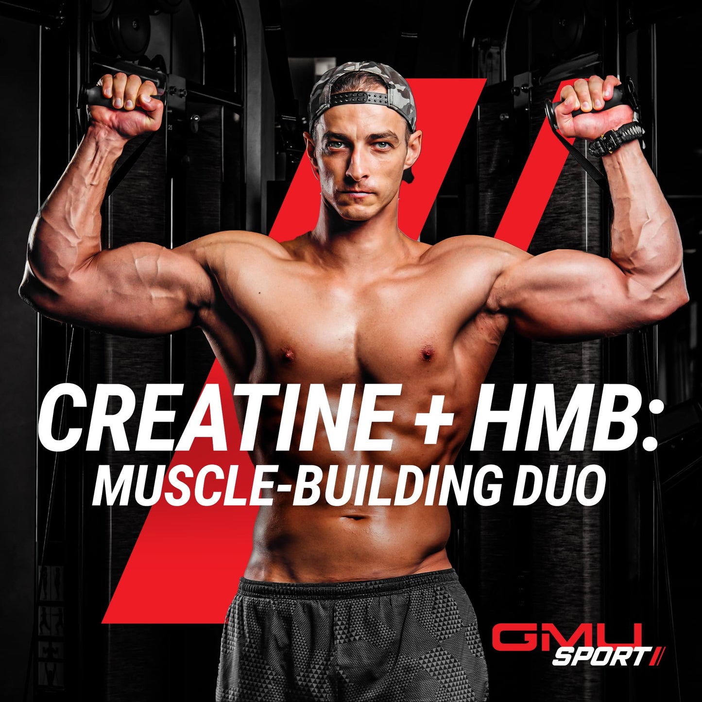 GMU SPORT Creatine HMB Powder 16.9