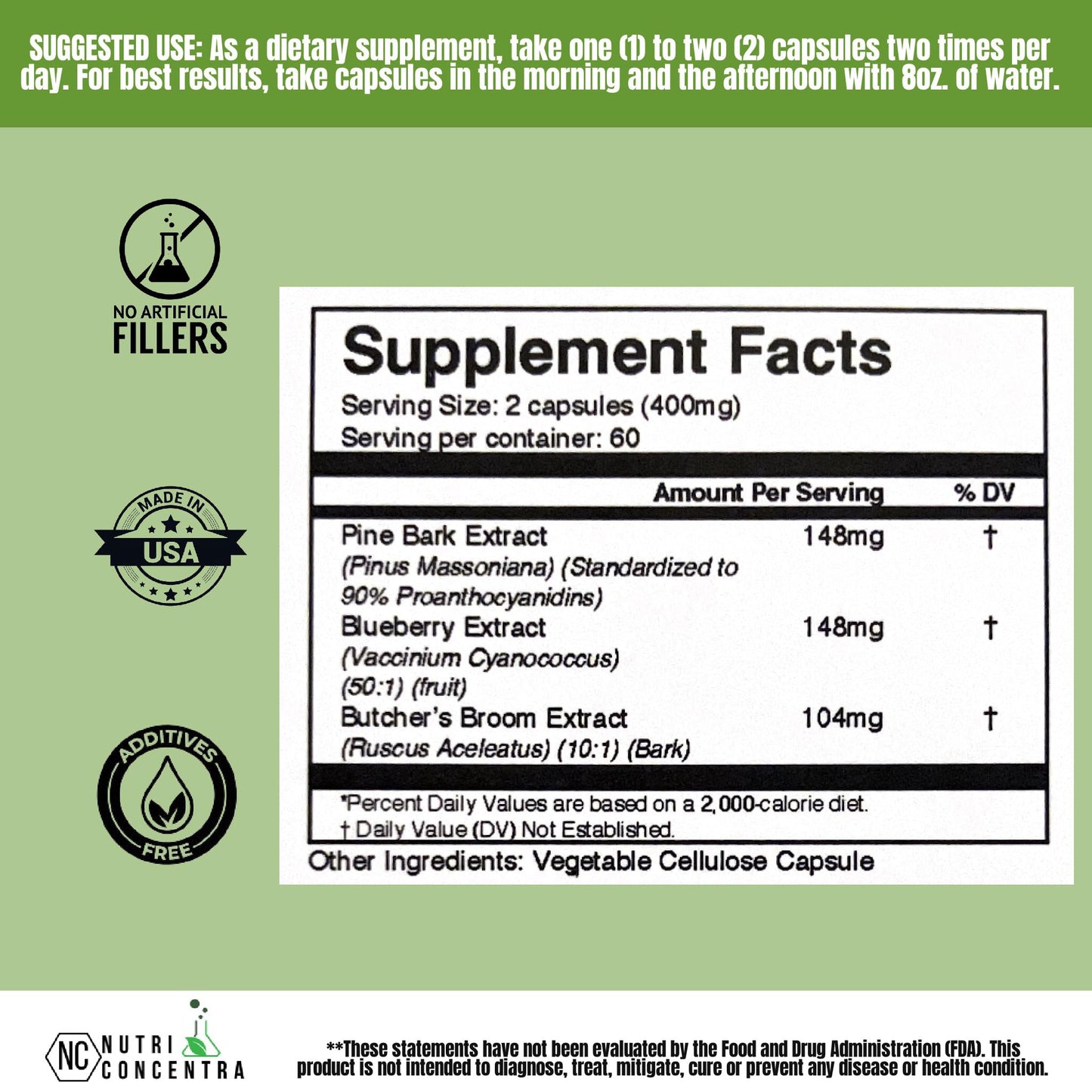 Herbs SRA VeinHelp 120 Capsules