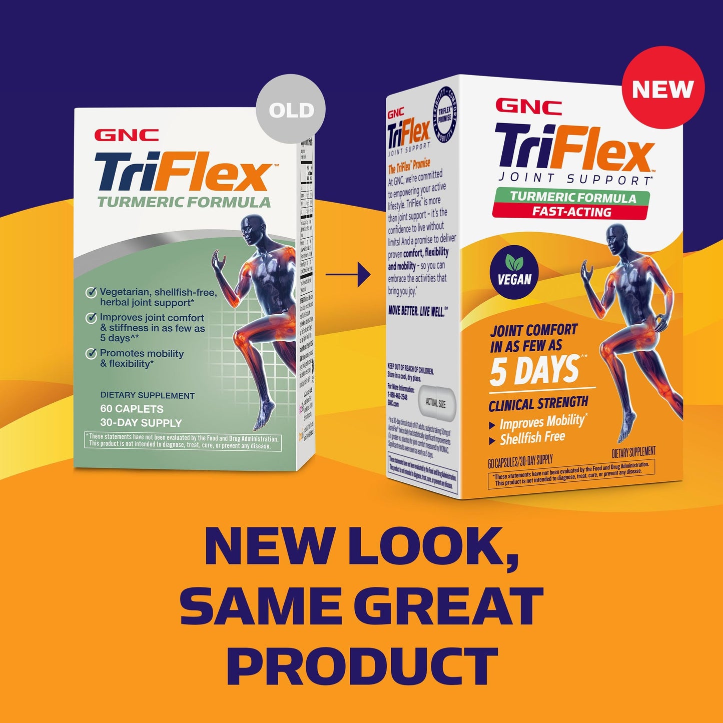 GNC TriFlex Turmeric Formula 60 Capsules