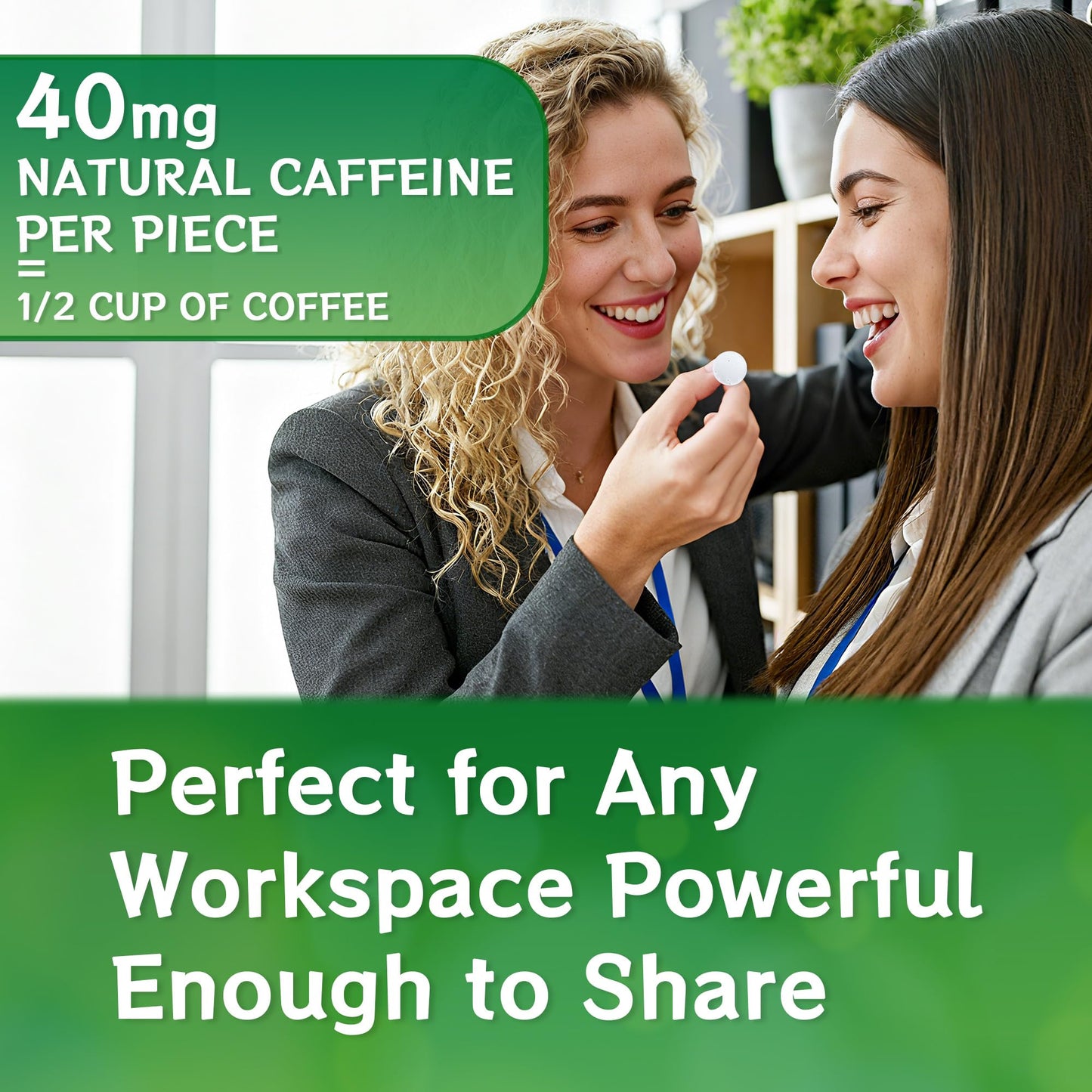Crobirware Energy & Focus Sugar Spearmint, 120 Chews