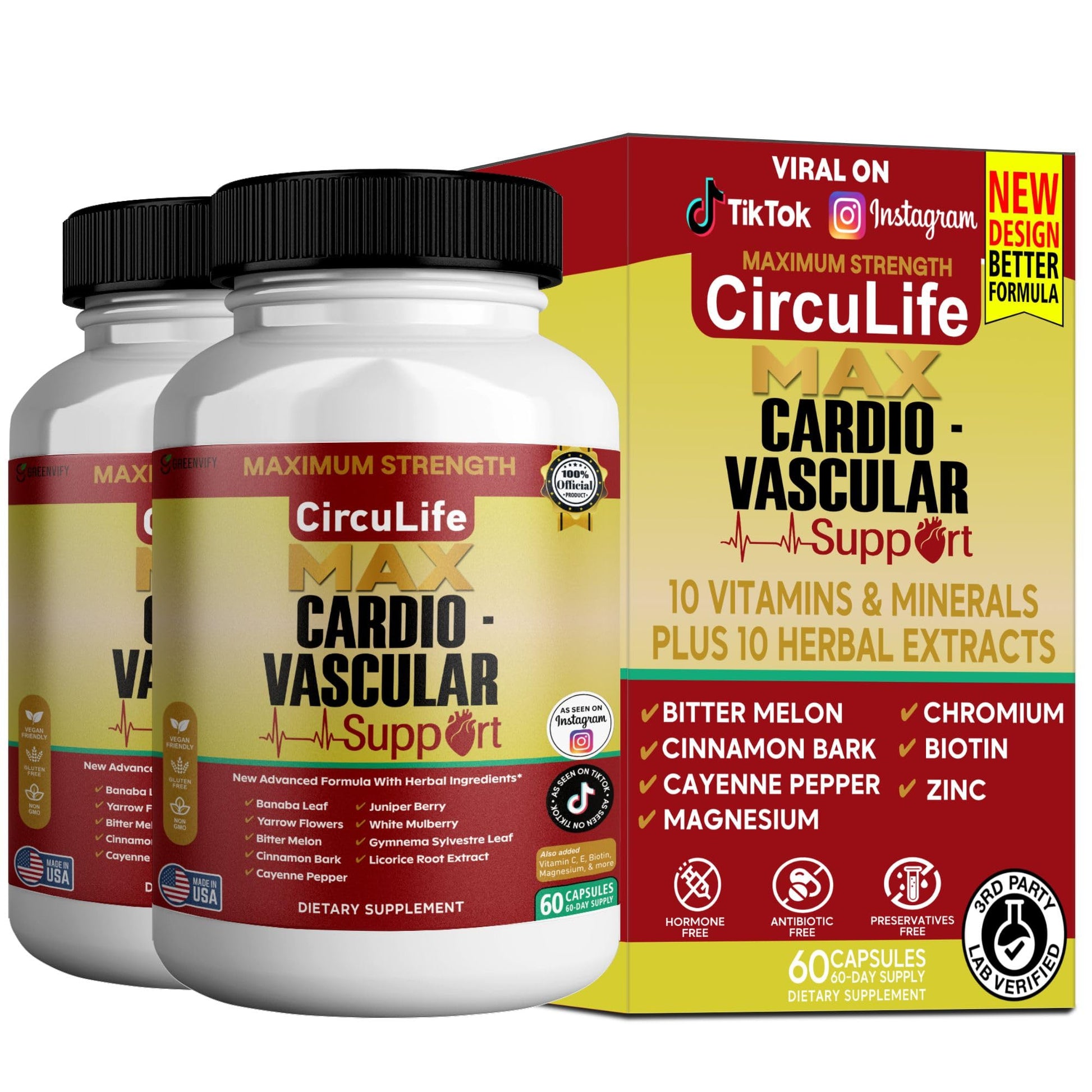 GREENVIFY CircuLife Max Cardiovascular Support Capsules 60