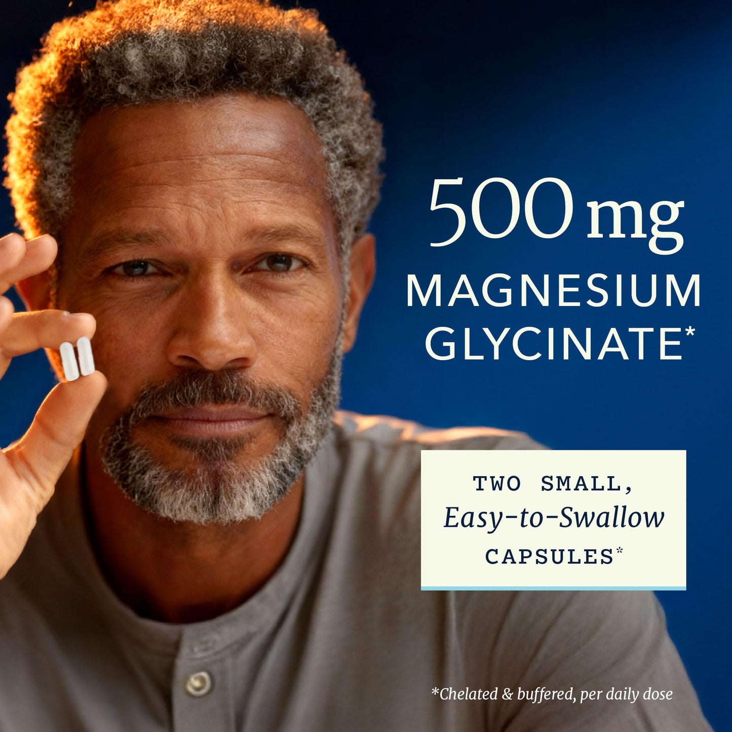 Nobi Nutrition Magnesium Glycinate 500mg Capsules, 240 Count