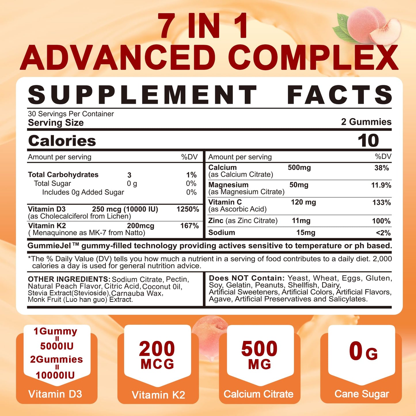 LILICARE Chlorophyll Gummies + Vitamin D3 K2 Gummies, 120 Count