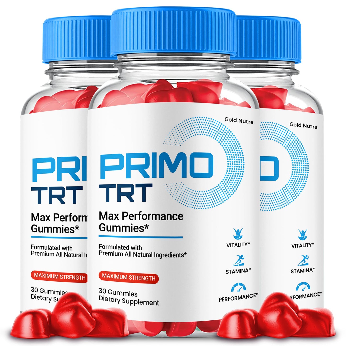Gold Nutra Primo TRT Gummies 3 Pack