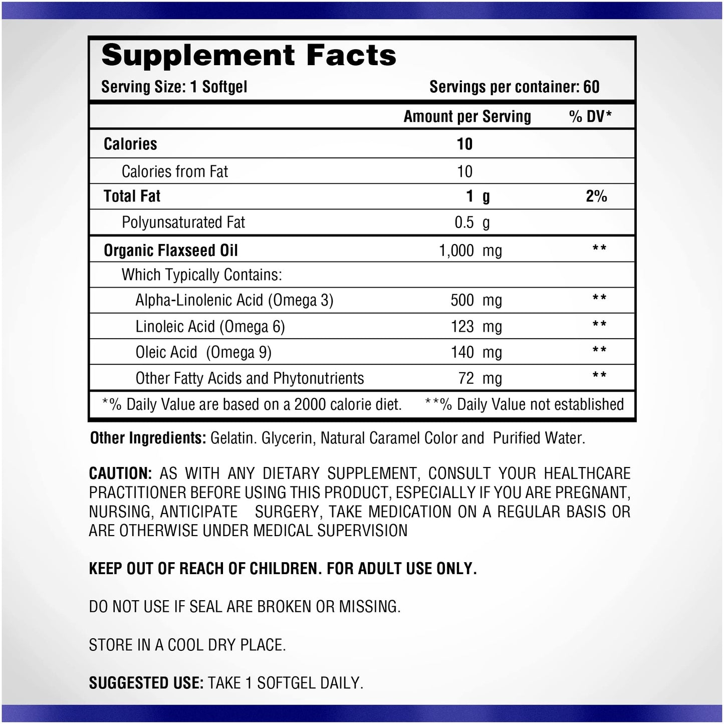 Natural Systems Naturasys Omega 369 1000 mg Softgels, 100 Count