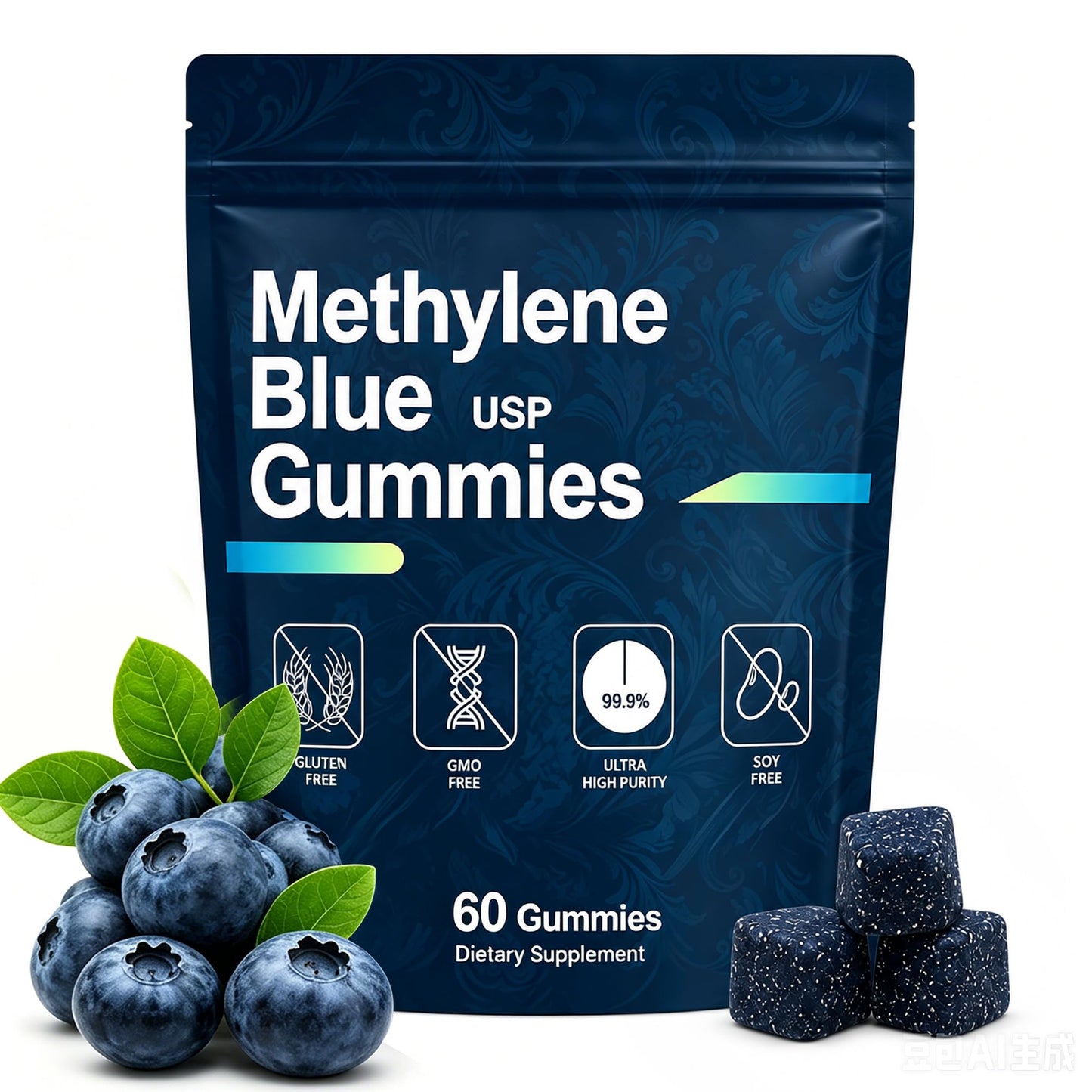 HITOMI Methylene Blue Gummies 60 Gummies