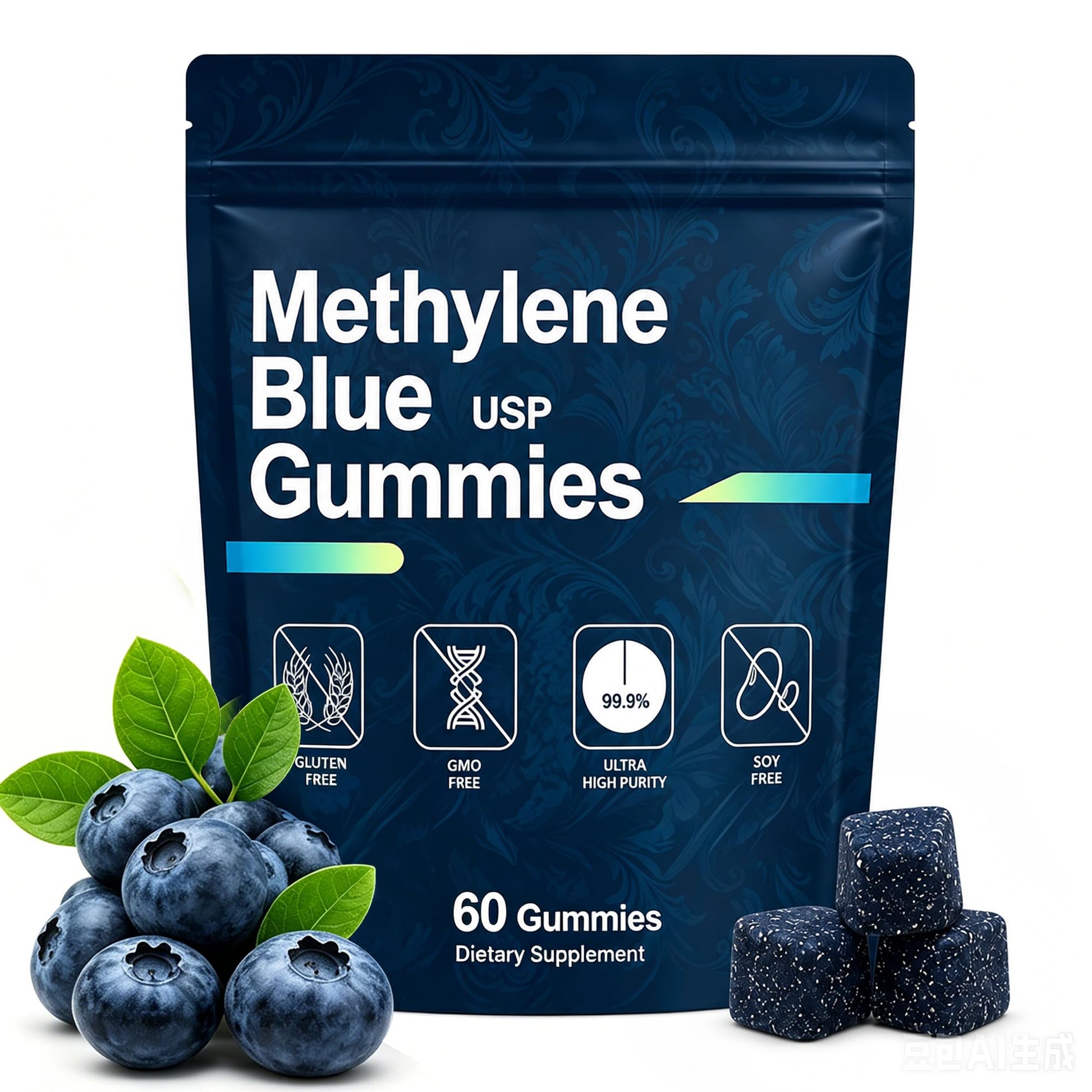 HITOMI Methylene Blue Gummies 60 Gummies