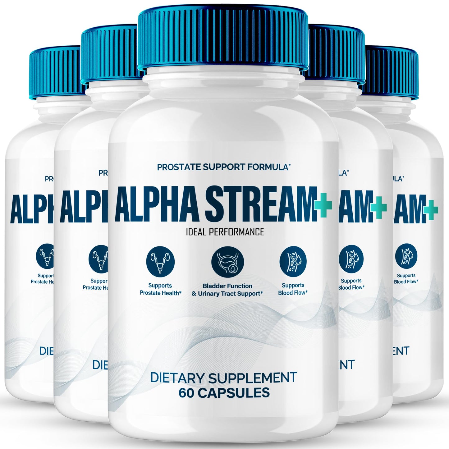 IDEAL PERFORMANCE Alpha Stream Plus Prostate Health Supplements for Men Capsules, 300 Capsules