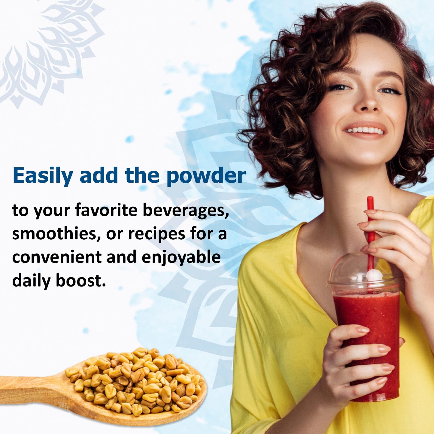 Reddy Naturals Fenu Fiber Pure Fenugreek Powder, 5.29 oz
