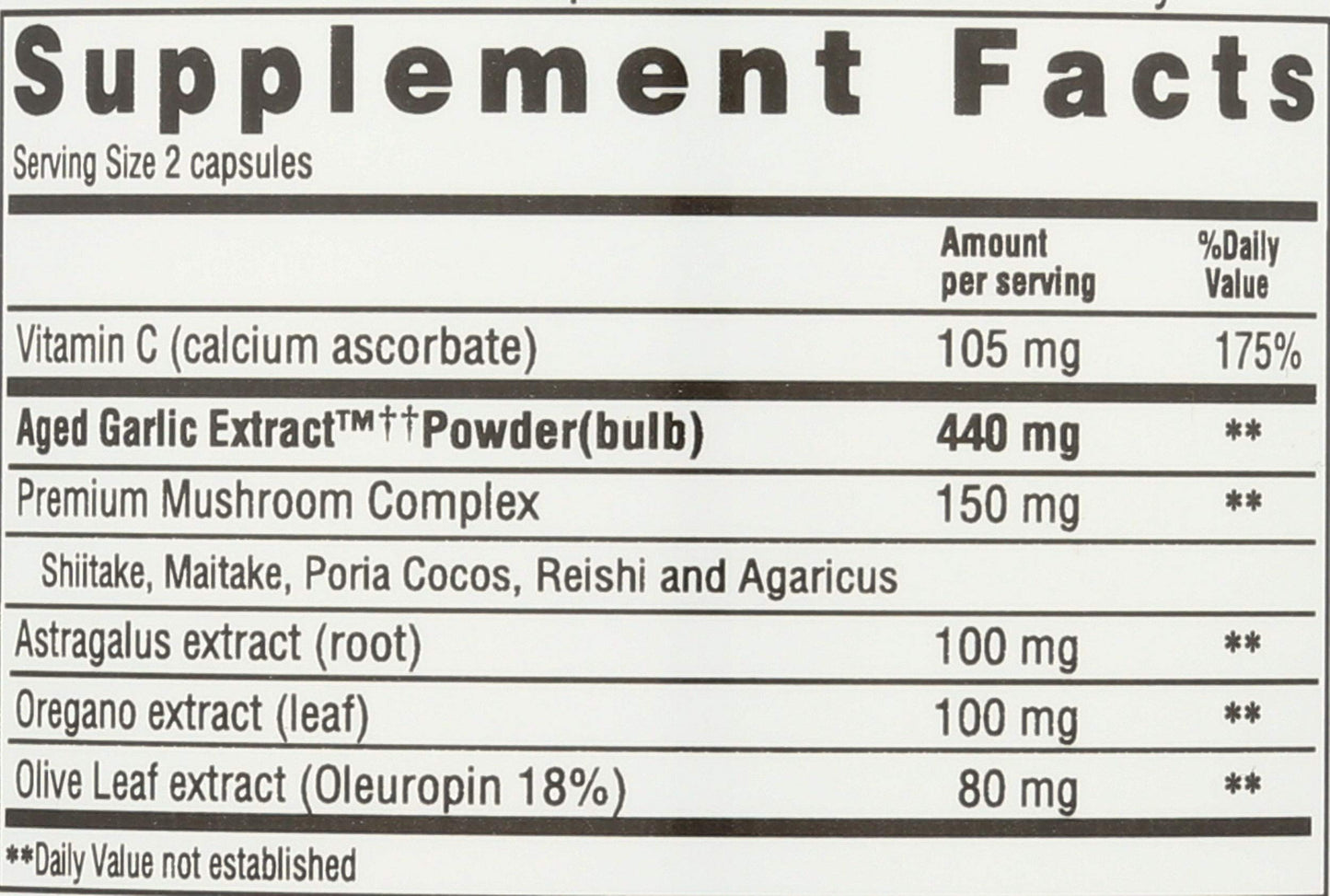 Kyolic Garlic with Calcium and Vitamins Capsules, 200 Count