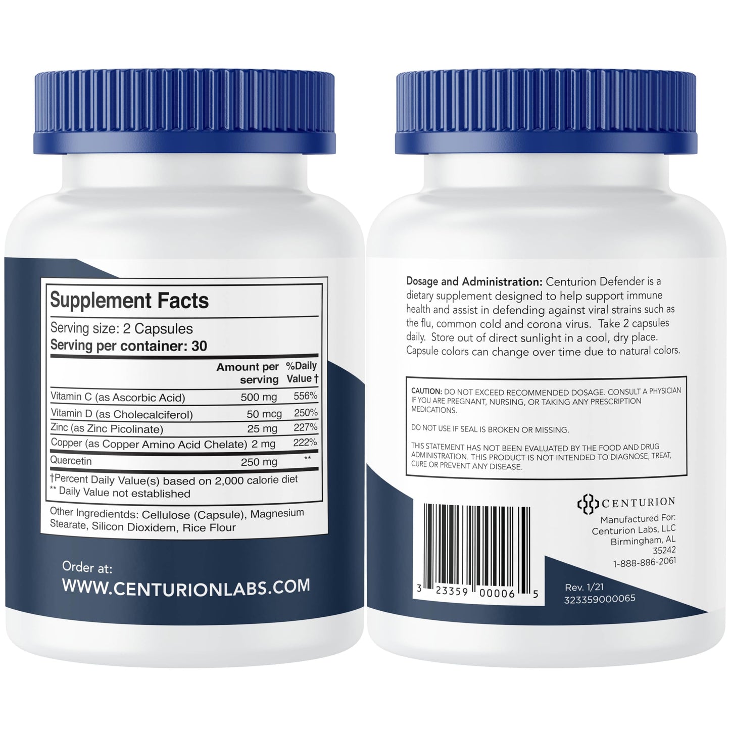 Centurion Health Defender Immunity Boost, 60 Capsules