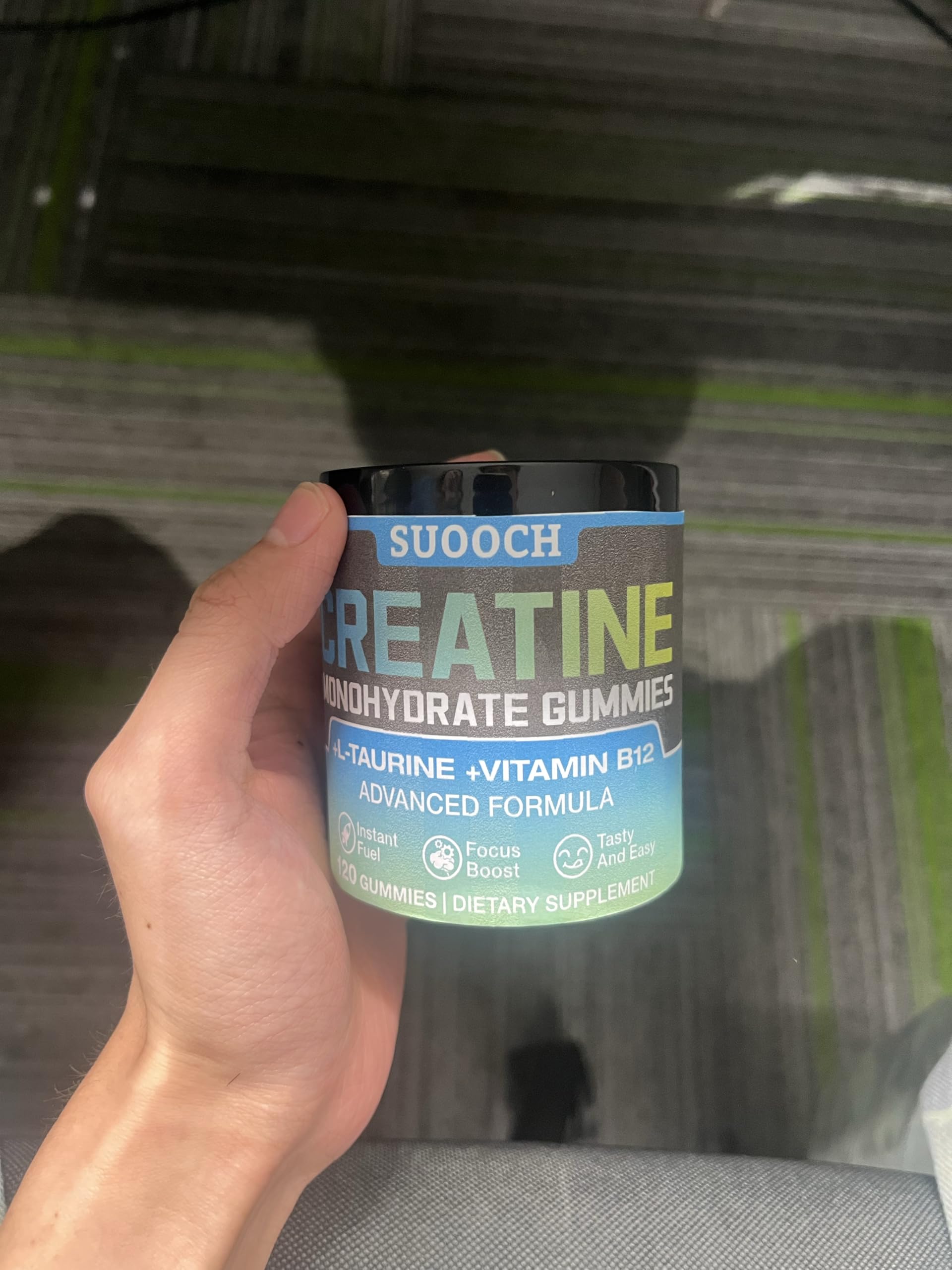 SUOOCH Creatine Monohydrate Gummies, 60 Count
