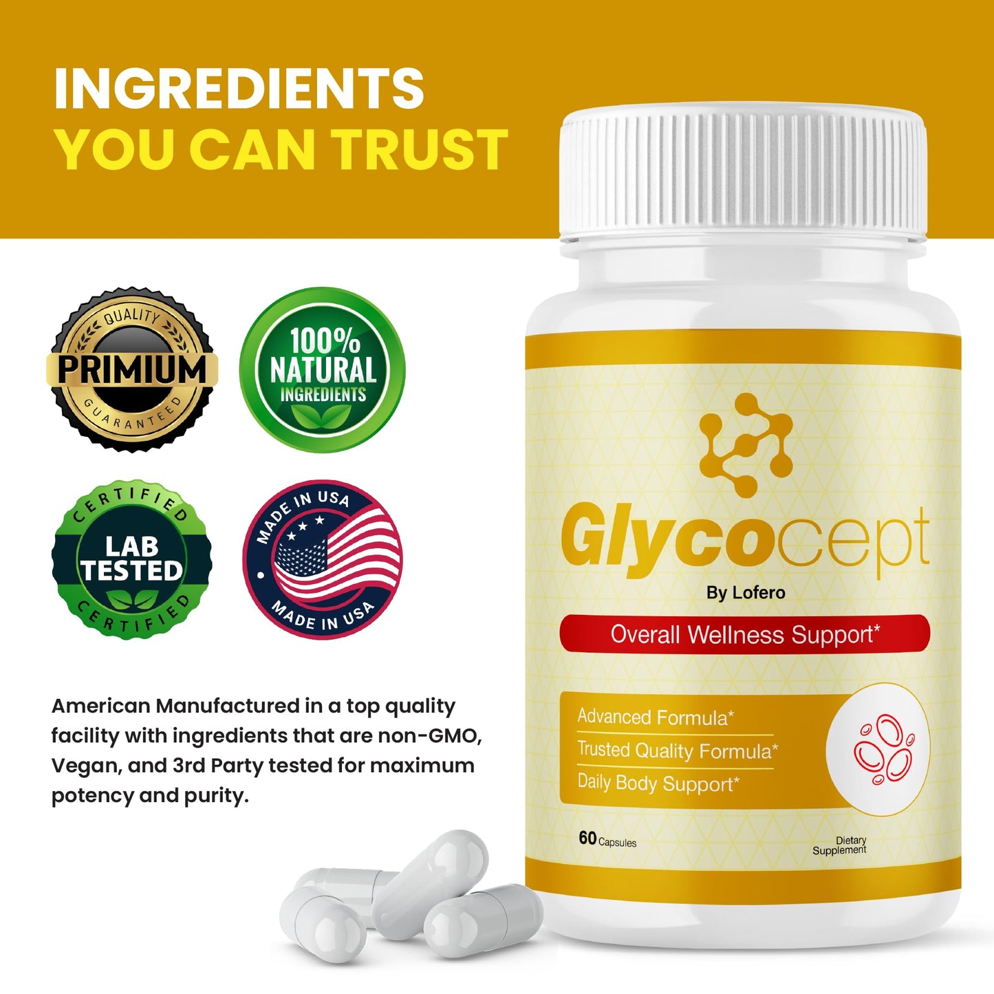 Lofero Glycocept Capsules 300 Count
