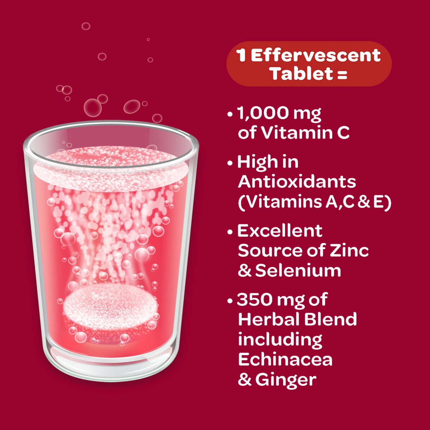 Airborne Very Berry Effervescent Tablets 10 Tablets