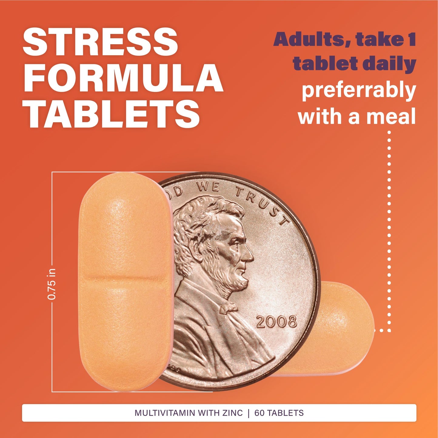 MAJOR Rugby Multivitamin with Zinc Stress Formula 240 Tablets