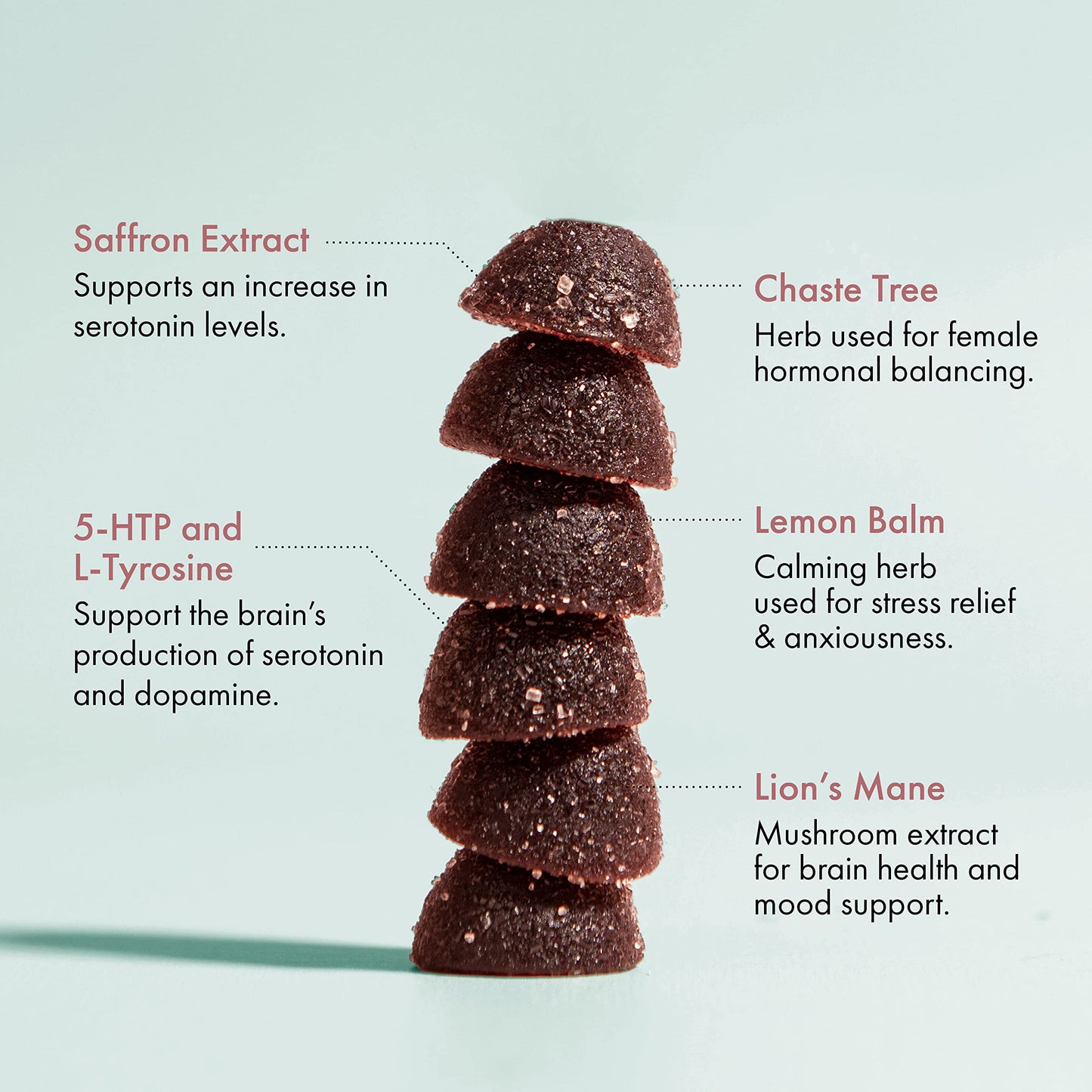 Winged Wellness Happy Her Mood & Rise Up Gummies Bundle 60 Gummies