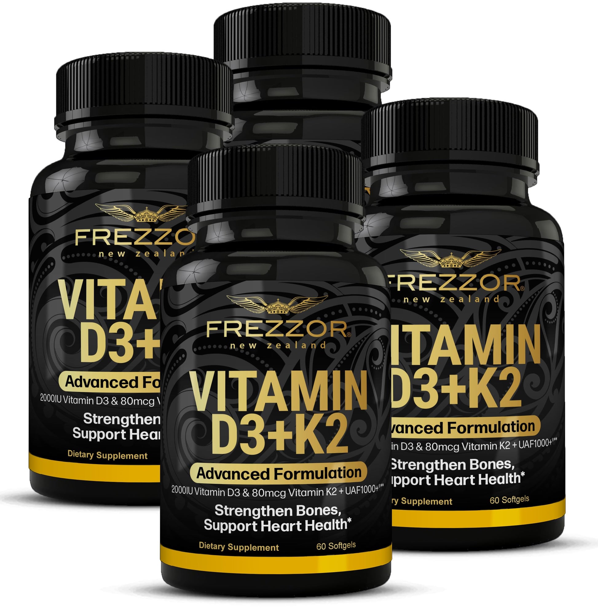 FREZZOR Vitamin D3 and K2 Softgels 240