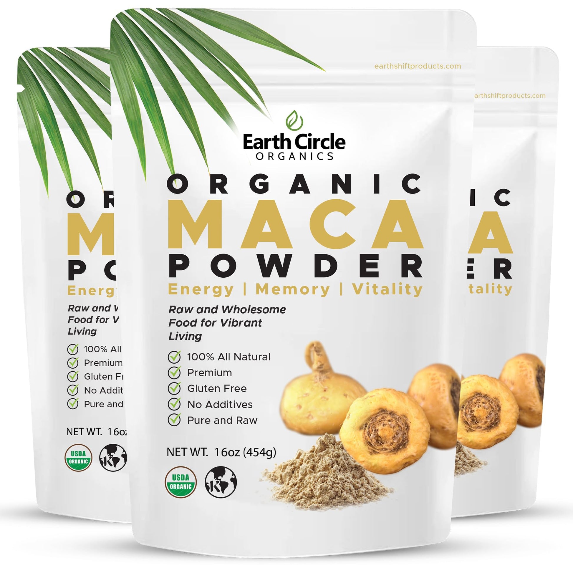 Earth Circle Organics Yellow Maca Root Powder 1