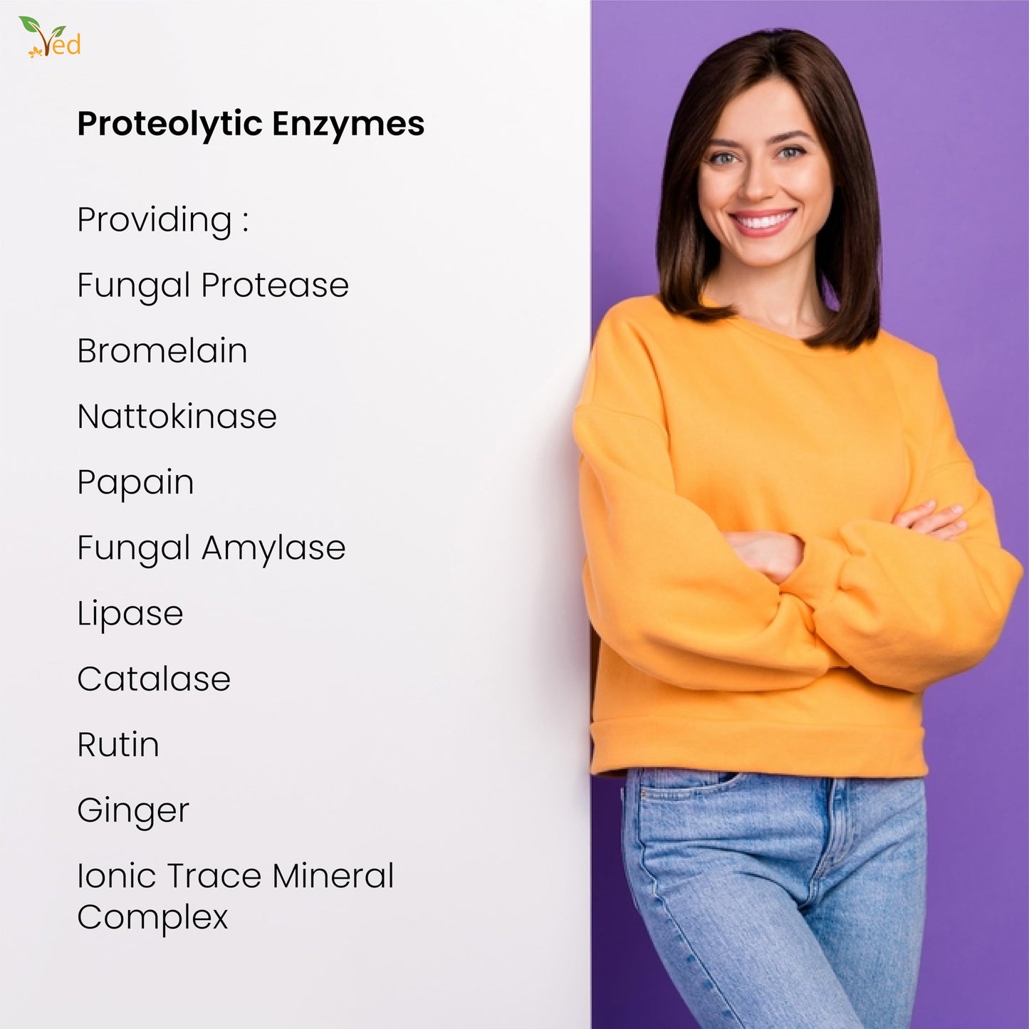 Ved Systemic Proteolytic Enzymes Complex Capsule 90 Count