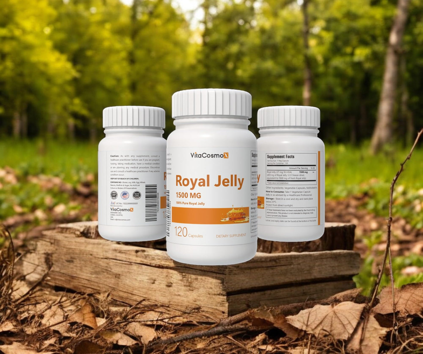 VitaCosmoX Royal Jelly Capsule 1 Count