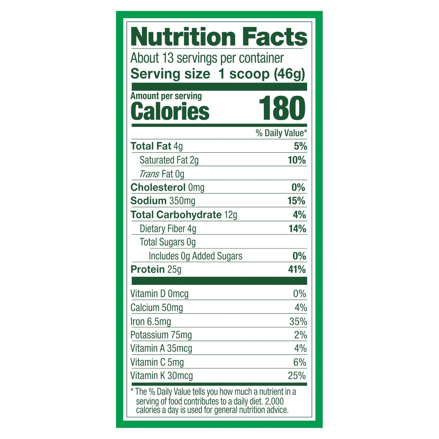 Vega Protein and Greens Protein Powder Vanilla, 22 Servings