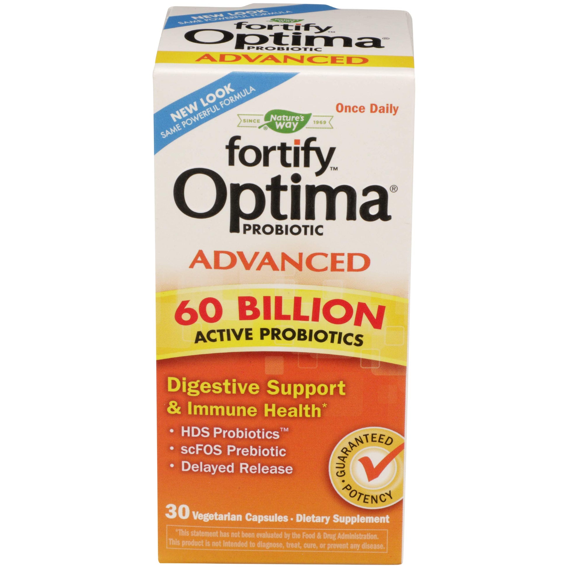 Nature's Way Primadophilus Optima 60 Billion Probiotic, 30 Capsules