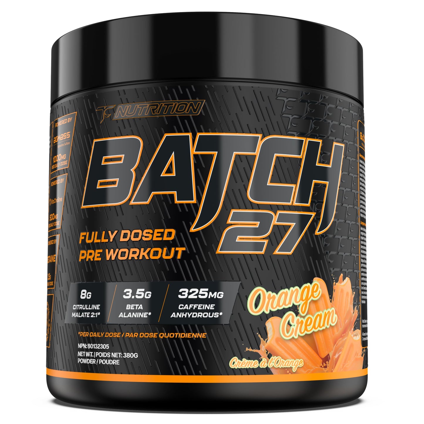 TC Nutrition Batch 27 Pre Workout Powder, 12.7 Ounce